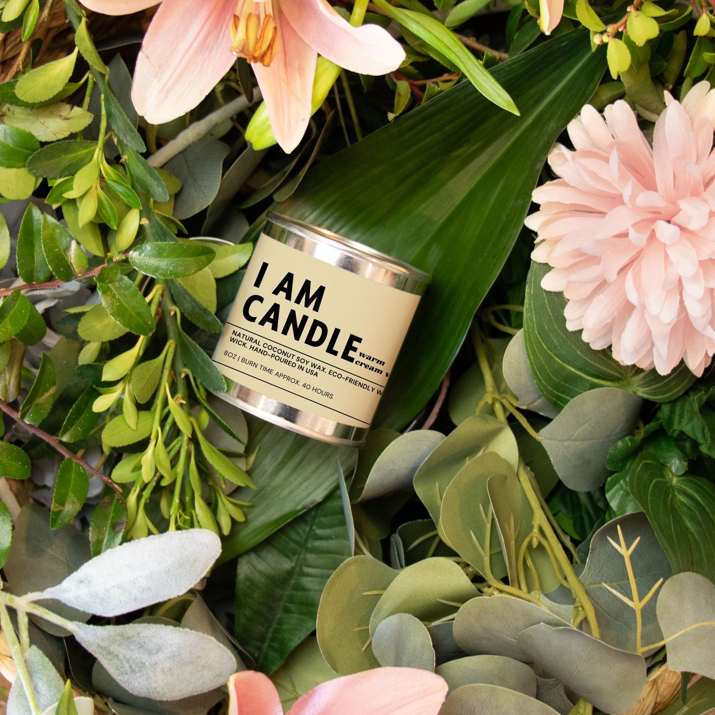 I Am Candle - Warm Vanilla Cream