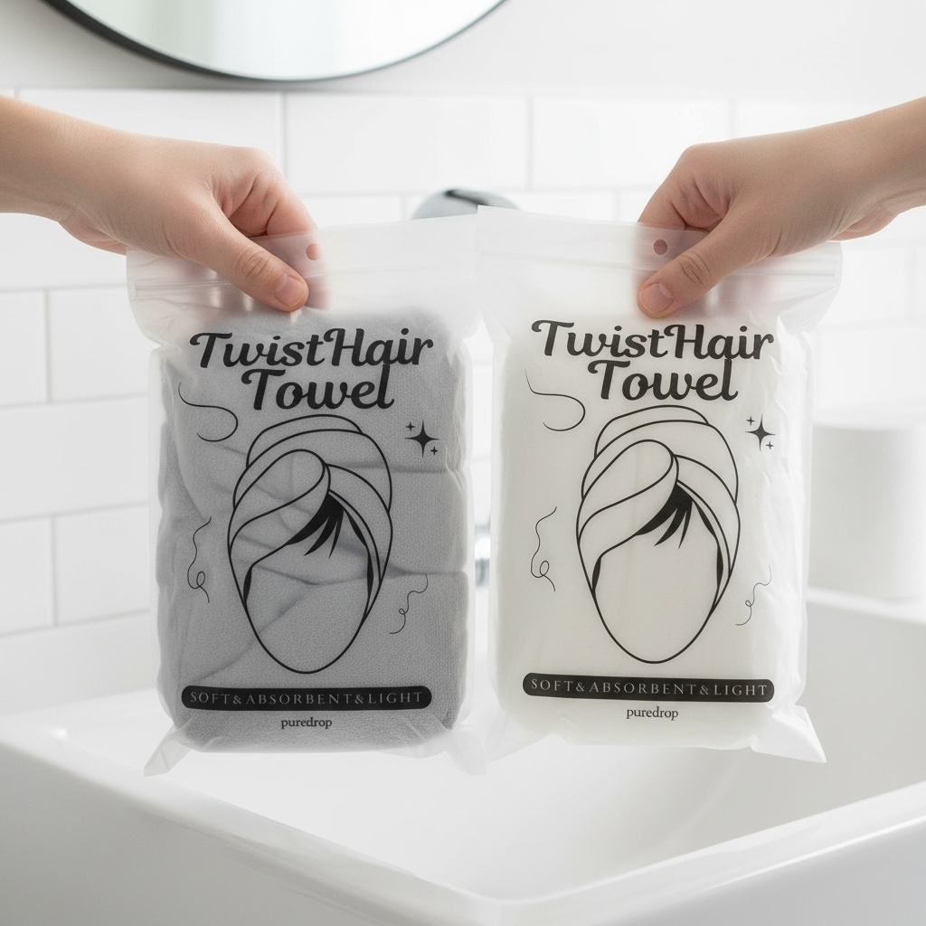 Microfiber Twisted Hair Towel