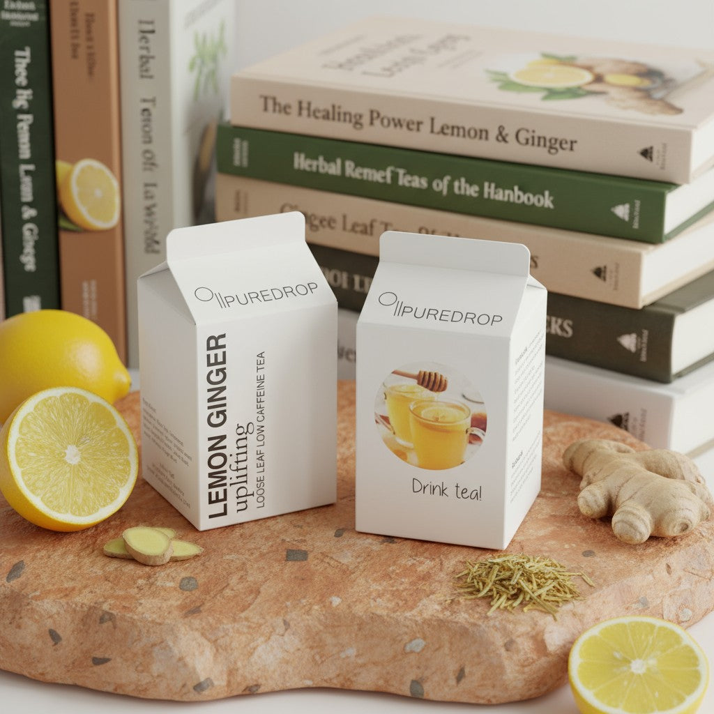 Uplifting Lemon Ginger Loose Leaf Tea