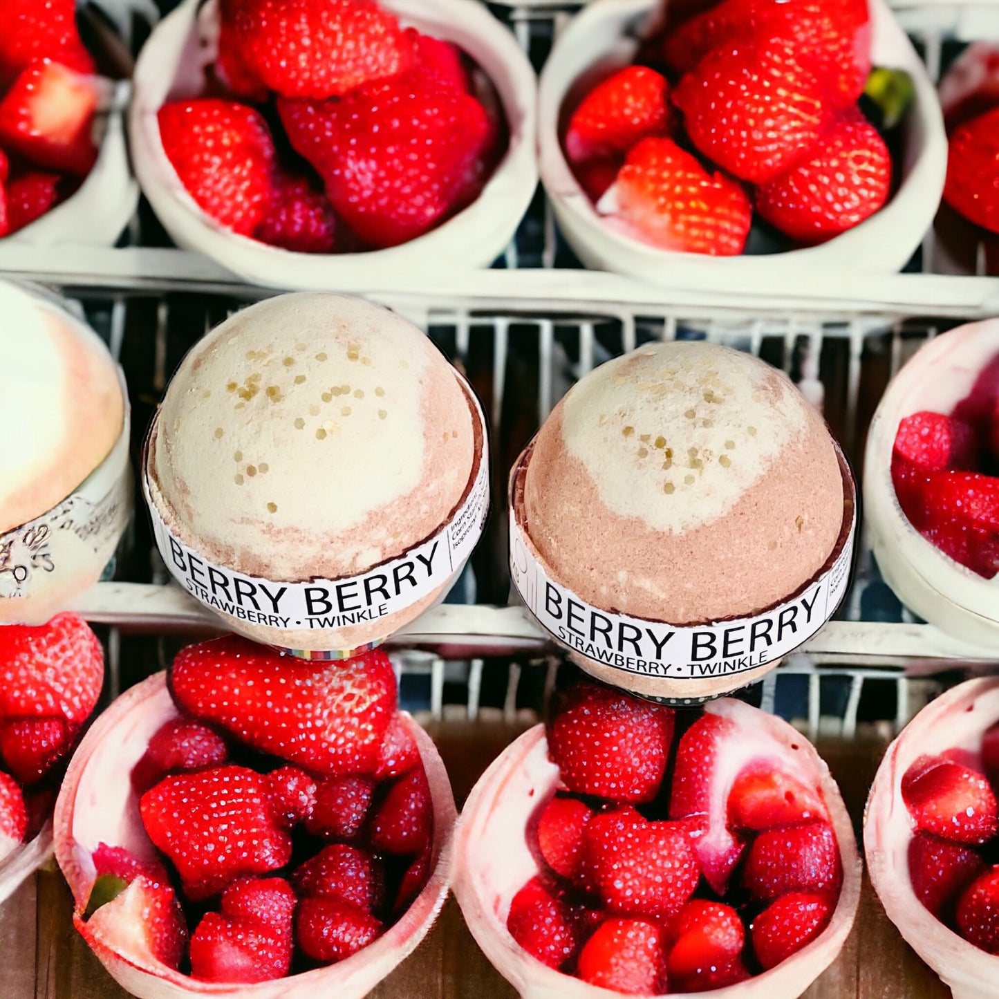 Berry Berry Strawberry Bath Bomb
