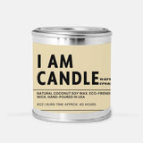 I Am Candle - Warm Vanilla Cream