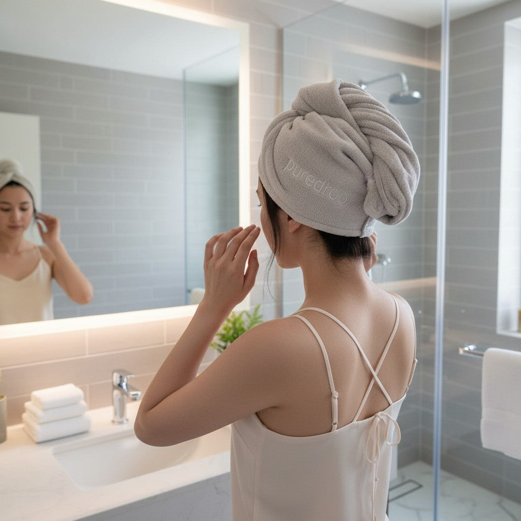 Microfiber Twisted Hair Towel