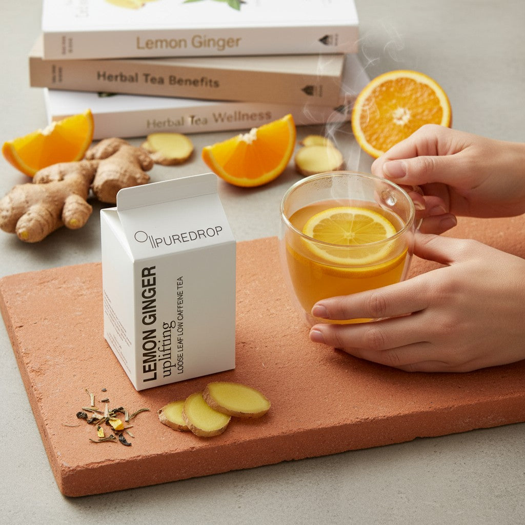Uplifting Lemon Ginger Loose Leaf Tea