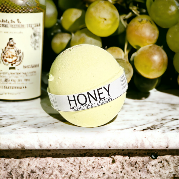 Honeybee Lemon Bath Bomb - 8oz