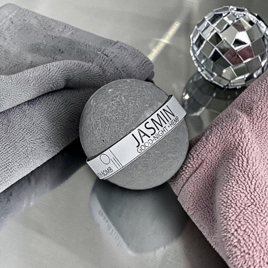 Goodnight Jasmine and Hemp Oil Bath Bomb